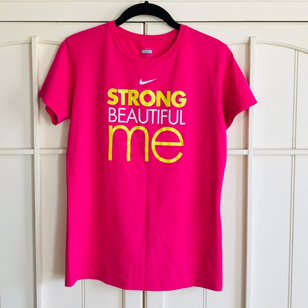 🌟NWOT Pink Nike FitDry Workout Shirt